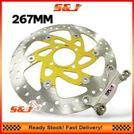 Convert Disc brake plate 267 + disc bracket LC135 V1 - V8 SRL110 SRL115 SRL115 FI EGO SOLARIS LAGEND