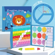 Children Fun Magnetic Fraction Disc Demonstrator Molecular Frame Cognition Plus Subtraction Operatio