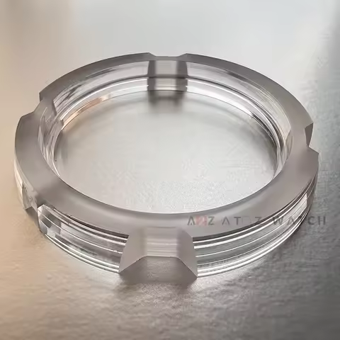 Watch Sapphire Crystal Case Middle Frame for Omega De Ville 431.33.41 40.6 * 29.0 * 5.0 mm Glass