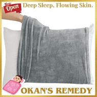 Teijinn Stretchable Pillowcase - Fits 35x50cm to 43x63cm, Easy to Remove, Soft Cotton Pile, Towel-Li