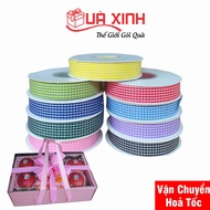Colorful Checkered Ribbon for Gift Wrapping (Caro Ribbon)