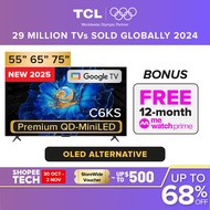 NEW 2025 | TCL C6KS Premium QD-Mini LED 4K TV | 55 65 75INCH | High HDR Brightness | AiPQ Processor