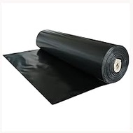 Pond Liner Gardens Pools Membrane Fish Pond Liners Impermeable Film for Fountains,Waterfall,Garden Waterfall, 23 Sizes AWSAD (Color : Black, Size : 4x6m)