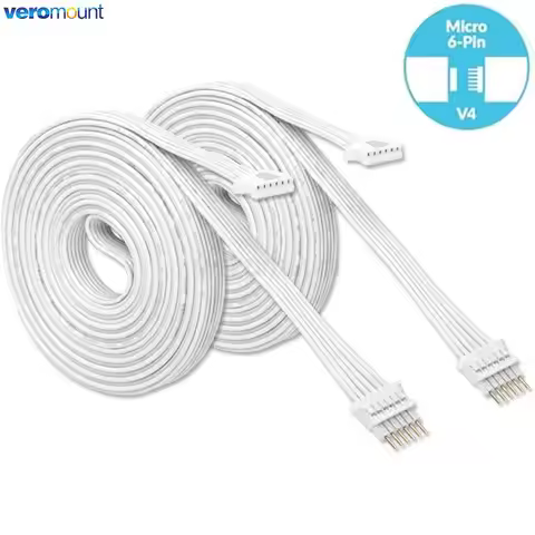 30cm 1m 2m 3m 5m Extension Cable Micro 6Pin Corner 1 to 2 Splitter Connector Wire Control Box Adapte