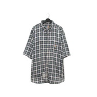 Back to Green-品牌襯衫 carhartt 綠格紋 d-07 vintage shirt
