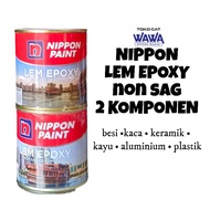 lem epoxy nippon paint non sag 2 komponen lem serbaguna 700gr