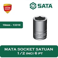 MATA SATA Tools Socket Eye 19mm 6pt 1/2 inch