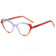 JN IMPRESSION Korean Retro Anti-blue Light Reading Glasses Core CP Imitation Plate Gradient Color Gl