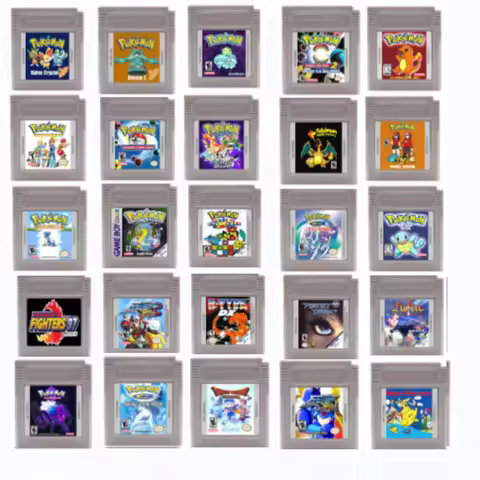 GBC 16-bit Video Game Cartridge, mMario wWario Land dDonkey Kong Wario Land 2 Yoshi Series Console C