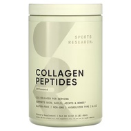 Sports Research Collagen Peptides Powder UnFlavored Dark Chocolate | Certified Keto Friendly SR Coll