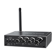 บลูทูธ 5.4 เครื่องรับสัญญาณ 3D สเตอริโอ Coaxial DAC Converter USB U-Disk Play 6.5 มม.ไมโครโฟนคาราโอเ