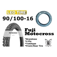 90/100-16 FUJI MOTOCROSS 4 PLY TUBETYPE LEO TIRE BRANDNEW
