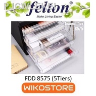 【new】❃♝Hot Sales 🔥🔥🔥🔥🔥 / Save RM5.00 Shipping [Wikostore]  Felton FDD8575 Document Drawer 5 Tiers A4
