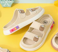 Sandal  Anak Perempuan  Motif Bear Viral Wedges Ban Dua Terbaru Sendal Selop Karet Jelly  Import