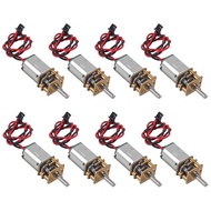 8 Mini Micro N20 Động Cơ Giảm Tốc DC 3V-6V Tốc Độ Chậm Full Kim Loại Hộp Số Cho DIY Robot Xe Ô Tô