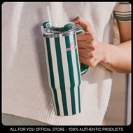 [STANLEY] Oasis Collection Stripe Quencher H2.0 FlowState Tumbler, 887ml / 1.18L