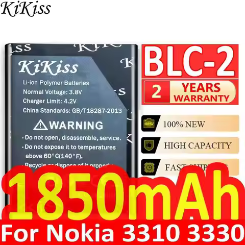 1850mAh Replacement BLC-2 Cell Phone Battery for Nokia 3310 3330 3315 3350 3510 6650 6800 3550 3410 