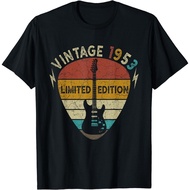 70 Years Old Tee Vintage 1953 Guitar Lover 70Th Tshirt