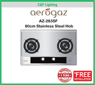 Aerogaz 80cm Stainless Steel Cooker Hob Gas Stove with 2 Burner Az-283SF
