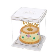 Inch Box Wholesale 5-24 Cake 33.3cm Plastic Packaging Box 6 Baking 26.6cm Transparent Packaging Box Birthday Cake 13.3cm