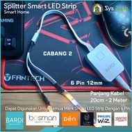 BARDI 1 to 2, 3, 4 Female Branch Smart LED Strip Splitter Cable For BARDI Spliter BARDI Fantech Phil