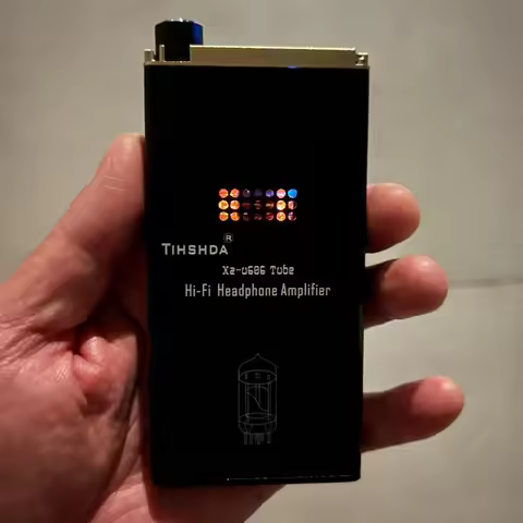 Portable Tube Headphone Amplifier Mini HiFi Fever Audio Desktop Ball Amplifier