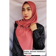 Bawal Instant Sport Hijab #ibugarang (free size) my