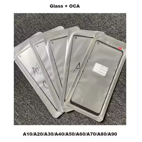 2 in 1 front glass outer lens For Samsung Galaxy A10 A20 A30 A40 A50 A60 A70 A80 A90 touch screen pa
