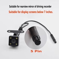 5 Pin HD Car Rear View Camera Reverse 4LED Night Vision Video Camera Wide Angle 170 Degree Parking C