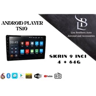 Android player 4 +64G camera 360 9 inci