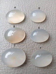 Batu Cempaka snow white giwang natural asli Aceh