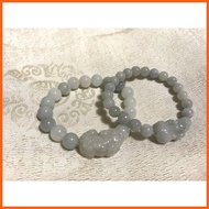 ✴ ◫ ❂ Natural Pixiu Jade PiYao Charm Bracelet & Bangle Jewelry, Pi Xiu Lucky Amulet for Women Feng