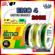EXP EMO 4 200M CASTING BRAIDED FISHING LINE