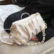 ✴❍Folds Design Small Crossbody Messenger Bags for Women 2022 Trendy Fashion Summer Ladies Branded Sh