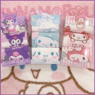 YT2 3PCS Kuromi Cinnamoroll Melody socks cartoon cute stockings YT2