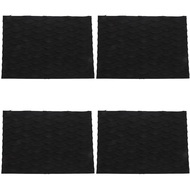 【Latest model】4Pc Surfboard Deck Mat Kayaking Skid Eva Traction Mat for Surfboards, Kayaks, Jet Ski 