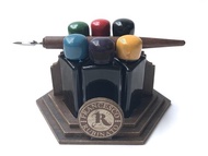 ART/7618 義大利六色墨水木桿沾水筆組 | Francesco Rubinato