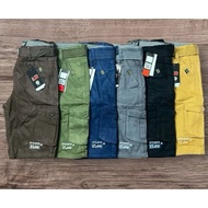 6 pocket cargo shorts Makapal tila