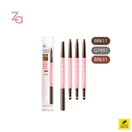 Za 3D Shaping Dual-Use Eyebrow Pencil (BR611 Dark Brown/GY951 Gray Brown/BR631 Brown Brown)