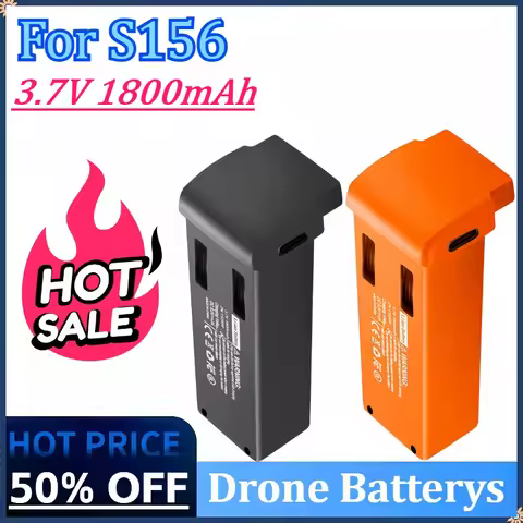 Upgraded 3.7V 1800mAh Drone Battery Fly 15min Time Replacement for S156 RC Quadcopter Battery Access