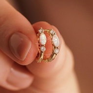 [New Product Special Offer] Opal Stone Opal Jewelry High-End Opal Stone Fire Color Opal Light Luxury