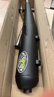 ท่อผ่า PLAY สาย5 ไส้ตะแกรง คอ 25มิล ใส่ W110i 2014+2021 Led ดังนุ่มๆ