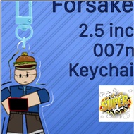 Forsaken 2.5in 007n7 Keychain