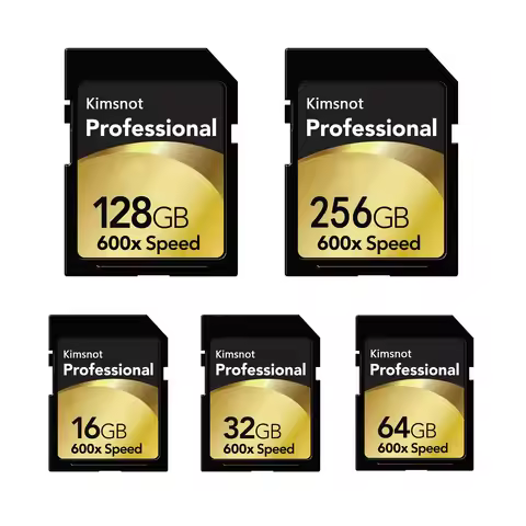 Kimsnot Professional SDXC Card 64GB 128GB 256GB 16GB 32GB SDHC SD Card Memory Card C10 High Speed 90