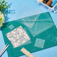 6 Piece Square-Quilting Templates Versatile 6 Piece Set For Household
