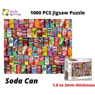 [Ready Stock] 1000PCS High Quality Jigsaw Puzzle, 70x50cm, 1.8 to 2mm Thickness - Soda Can