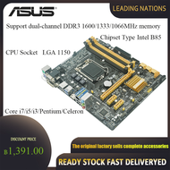 LGA 1150 ASUS B85M-GMotherboard Micro ATX B85M G Systemboard DDR3 สำหรับ Intel B85 32GB เดสก์ท็อปเมนบอร์ด SATA III ใช้ mainboard