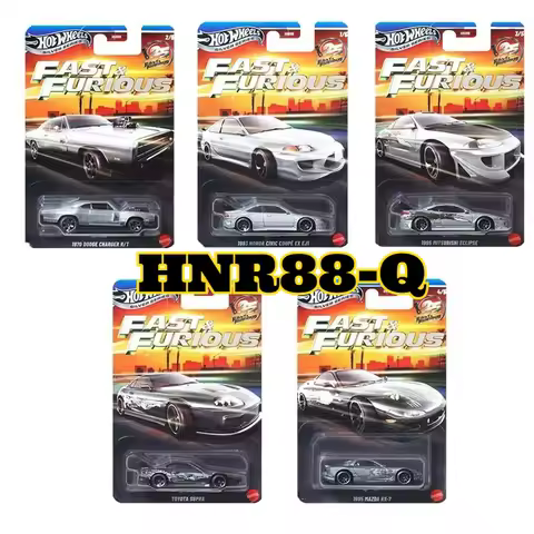 Original Hot Wheels Car Fast Furious Toys 1/64 Diecast 1993 Honda Civic Coupe Ex Ej1 Toyota Supra 19