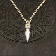 Chrome Hearts Autumn Winter Sweater Chain Men's Large Bullet Necklace