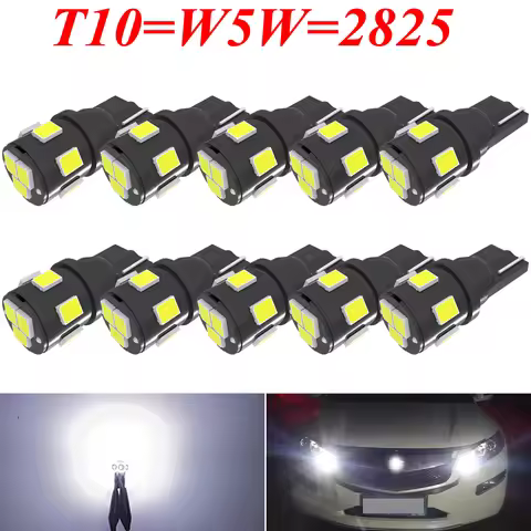 10pcs W5W T10 2821 LED Interior Car Light For Citroen C5 C3 C4 Picasso Xsara Berlingo Saxo C2 C1 C4L